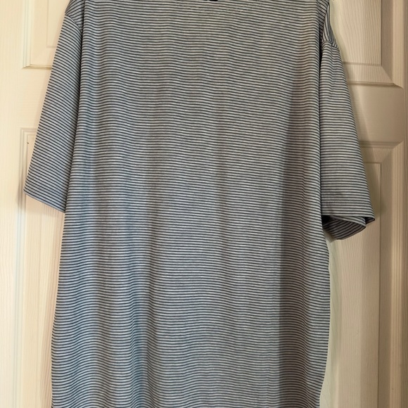 FootJoy Men's Striped Black and Gray Golf Polo Shirt‎ Performance Size XL - Picture 4 of 5